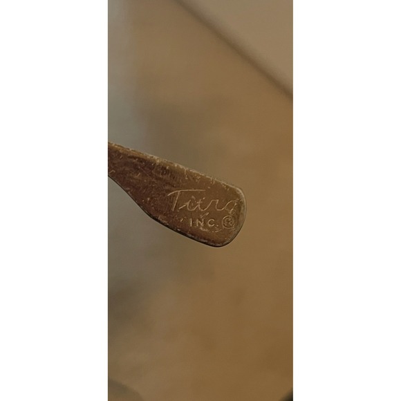 Vintage Tura Inc Bronze Floral Engraved Cat Eye Glasses Frames Mid Century 1950s main image 6